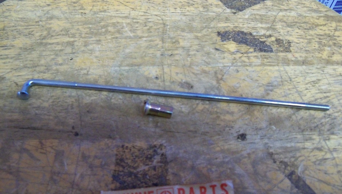 NOS OEM Kawasaki RH Outer Rear Spoke 1974-1982 KS125 KX125 KD125