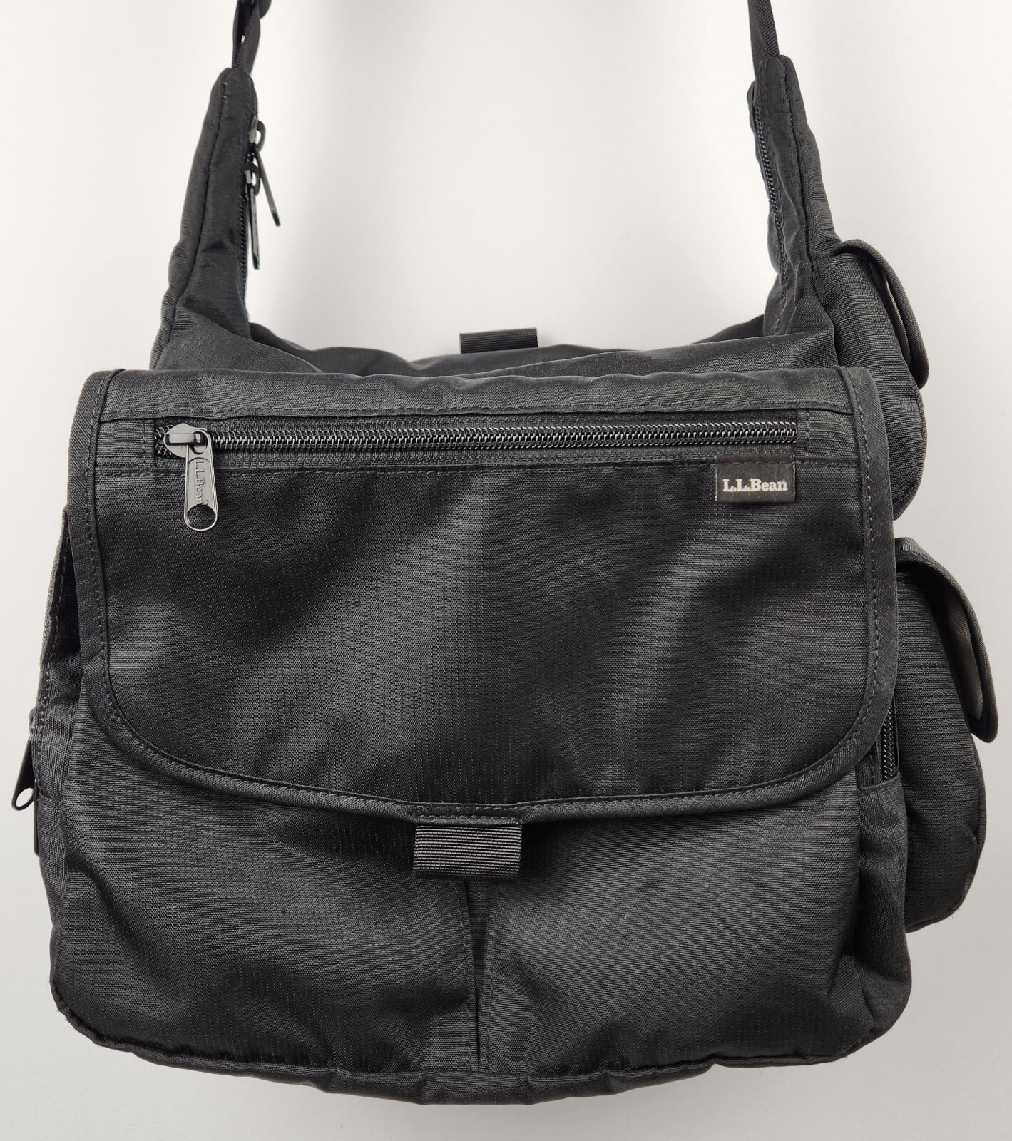 Vintage LL Bean Nylon Shoulder Bag Messenger School… Gem