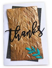 Sizzix Staggered Chevrons 3D Emboss folder 664761 Retail 9.99 by Georgie Evans