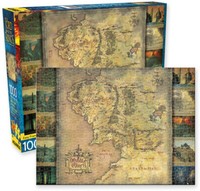 Aquarius Der Herr Der Ringe Mittelerde Puzzle 1000 Teile 710Mm X 510Mm