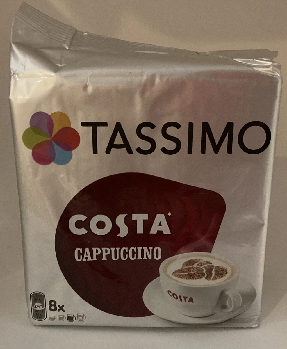 Tassimo Costa Cappuccino Latte 16 discs, 8 servings