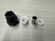 1/2" Manabloc Viega PureFlow Pex Compression 4 Piece Connector Lock nut /Inserts