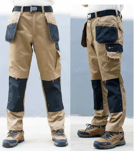 Men Multi-Pocket Cargo Pants Work Pants Wear-Resistant Pants Worker's Trousers - Picture 42 of 42