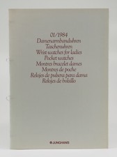 JUNGHANS Katalog 01/1984 Damenarmbanduhren Taschenuhren; K85 593