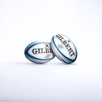 Gilbert Atom blau Match Qualität Rugbyball - kostenlose P&P