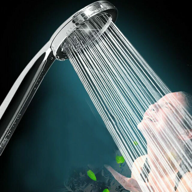 Hot Shower Head High Pressure Water Saving Showerhead Bathroom Hand