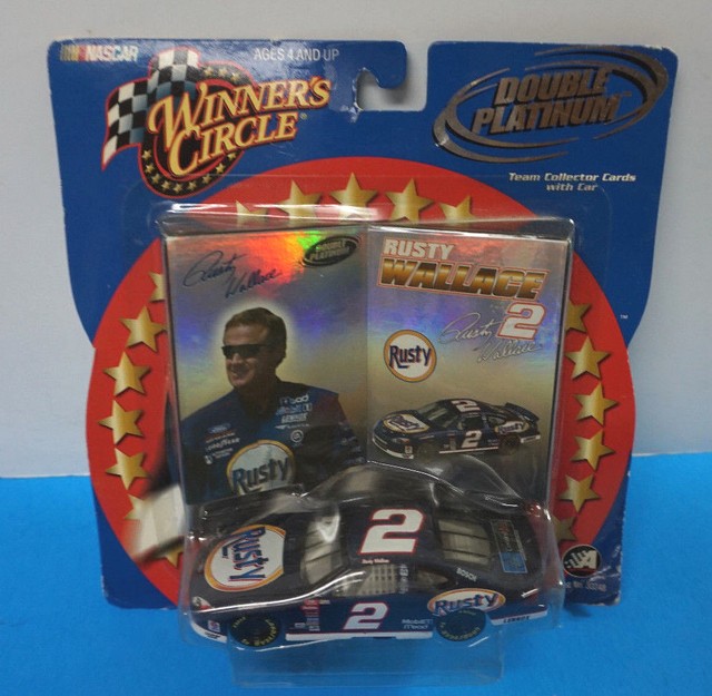 Rusty Wallace Nascar DIECAST Collectible with Cards eBay