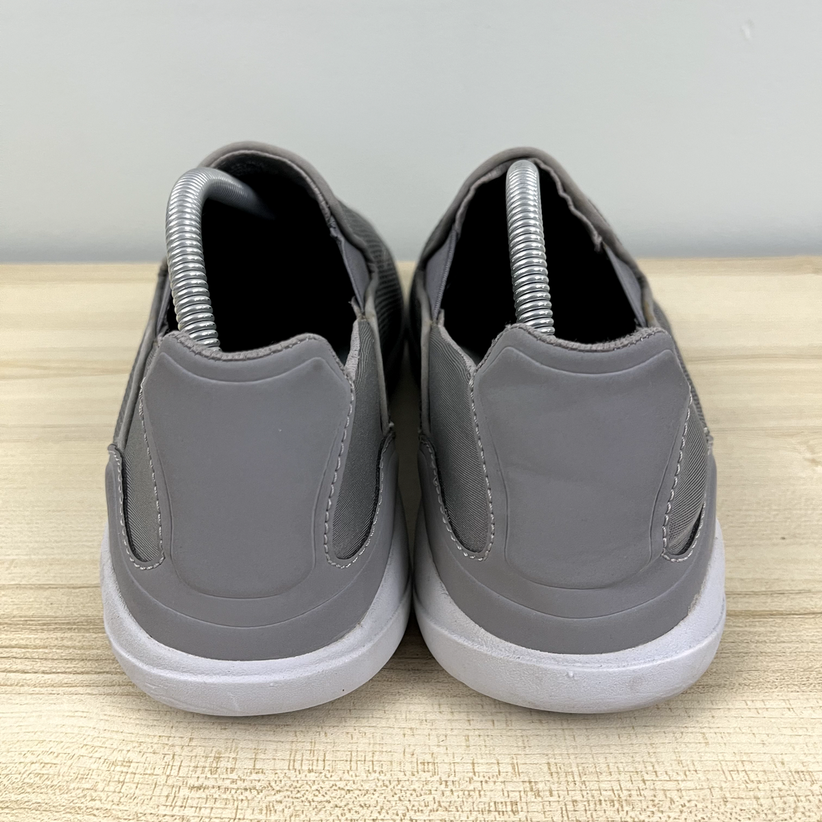 OLUKAI Shoes Mens US 10 EU 43 Nohea Pae Mesh Slip-On Gray 