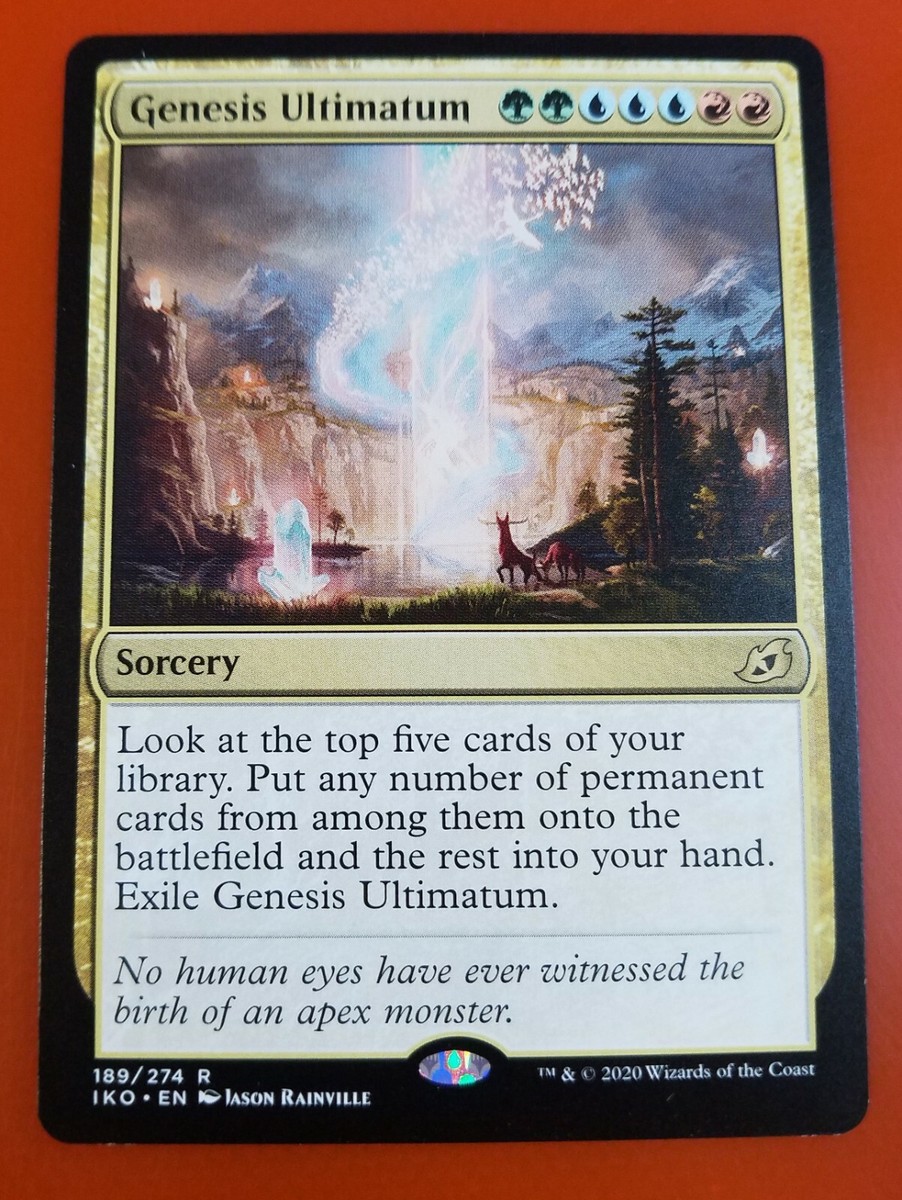 1x Genesis Ultimatum | Ikoria Lair of Behemoths | MTG Magic Cards
