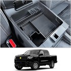 For Nissan Frontier 2022-2024 Pickup Truck Center Console Organizer Tray Black