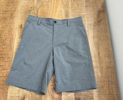 G.H. Bass & Co Men's Gray Quick Dry Performance Shorts 10'' Inseam Size 32