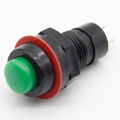 10mm Momentary / Self-Locking 2-Pin Small Round Push Button Switch Normally Open - Picture 12 of 16