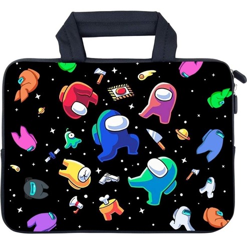 12-calowa torba na laptopa etui z uchwytami wśród nas nowa - Zdjęcie 2 z 6