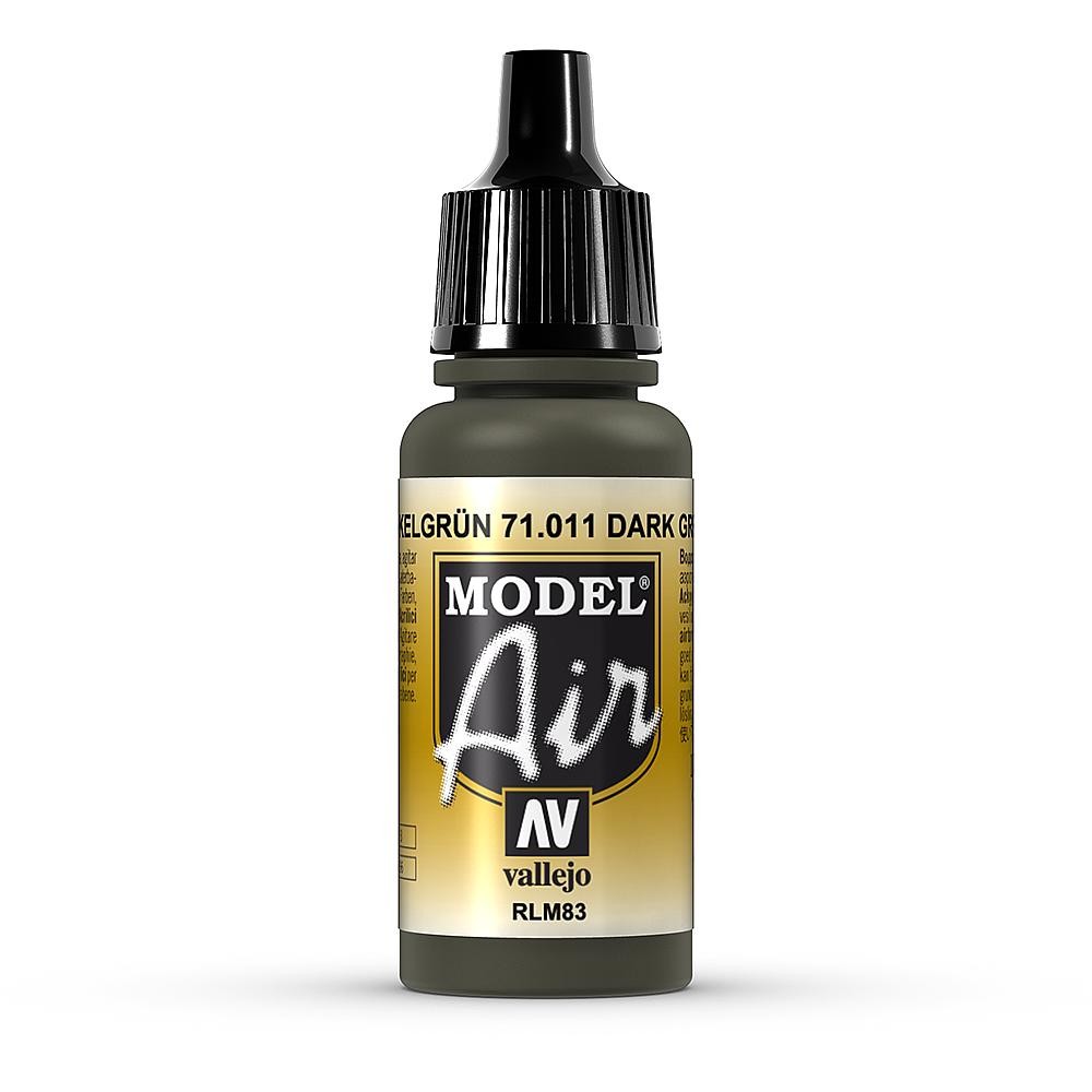 Vallejo Model Air Color 71.011 - Panzer Green - 17 ml