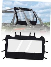 ZIDIYORUO UTV Rear Windshield for Polaris RZR XP 1000  Turbo, 2014-2023 Black