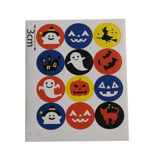 Bag Decoration Stickers Packaging Stickers Party Supplies Halloween Decoration - Picture 2 of 7