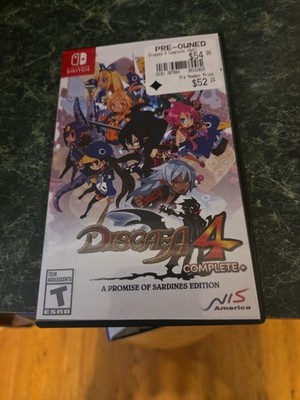 Disgaea 4 Complete + Game Cartridge For Nintendo Switch NTSC ESRB USA Version