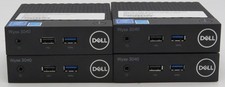 Lot of 4 Dell Wyse 3040 Thin Client/Atom-x5-Z8350/2GB RAM/No Storage/No OS *PART
