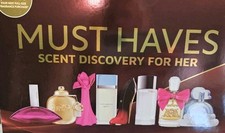WOMEN'S PERFUME Gift Set Discovery Sampler 8 Fragrances Designer  Certificate