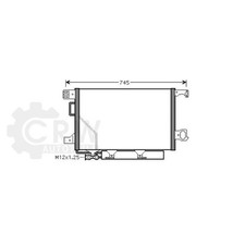 Condensateur Mercedes 220