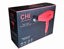 CHI 1875 Series RED Salon Style Compact Powerful and Light Weight Hair Dryer