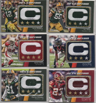 2012 Topps Football Inserts - Patches Autographs Relics Colored Borders and More