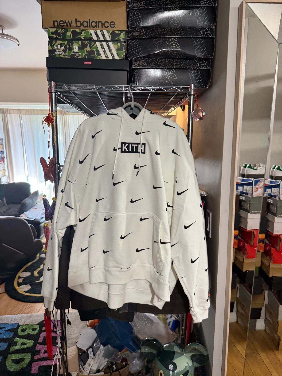 KITH x Nike New York Knicks AOP Hoodie White Men’s 3XL Authentic KITH
Opens in a new window or tab