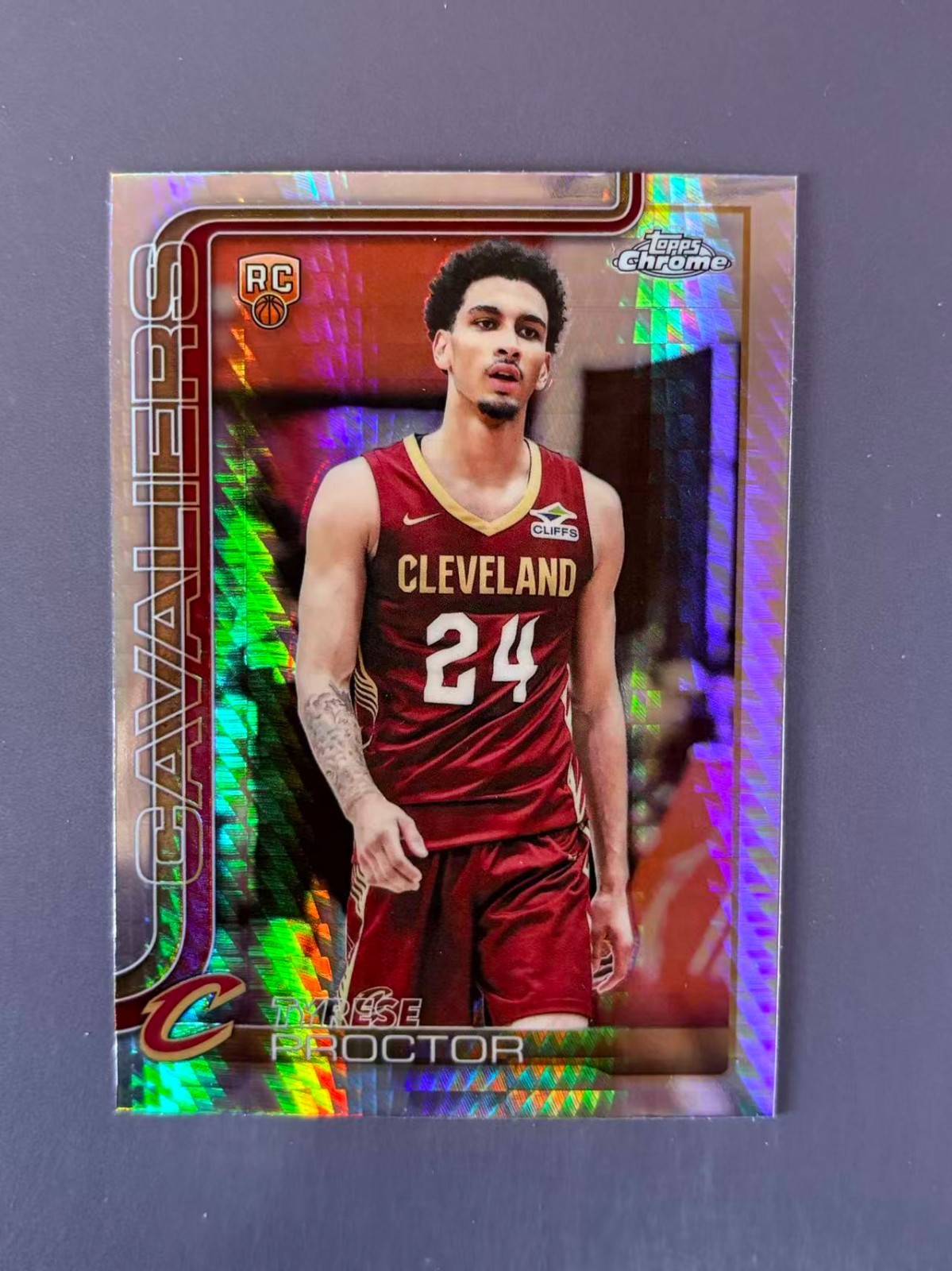 Tyrese Proctor 2025-26 Topps Chrome Prism RC #300