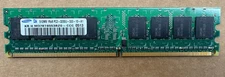512MB Samsung DDR2-400 RAM PC2-3200U CL3 1Rx8 M378T6553BZ0-CCC Memory