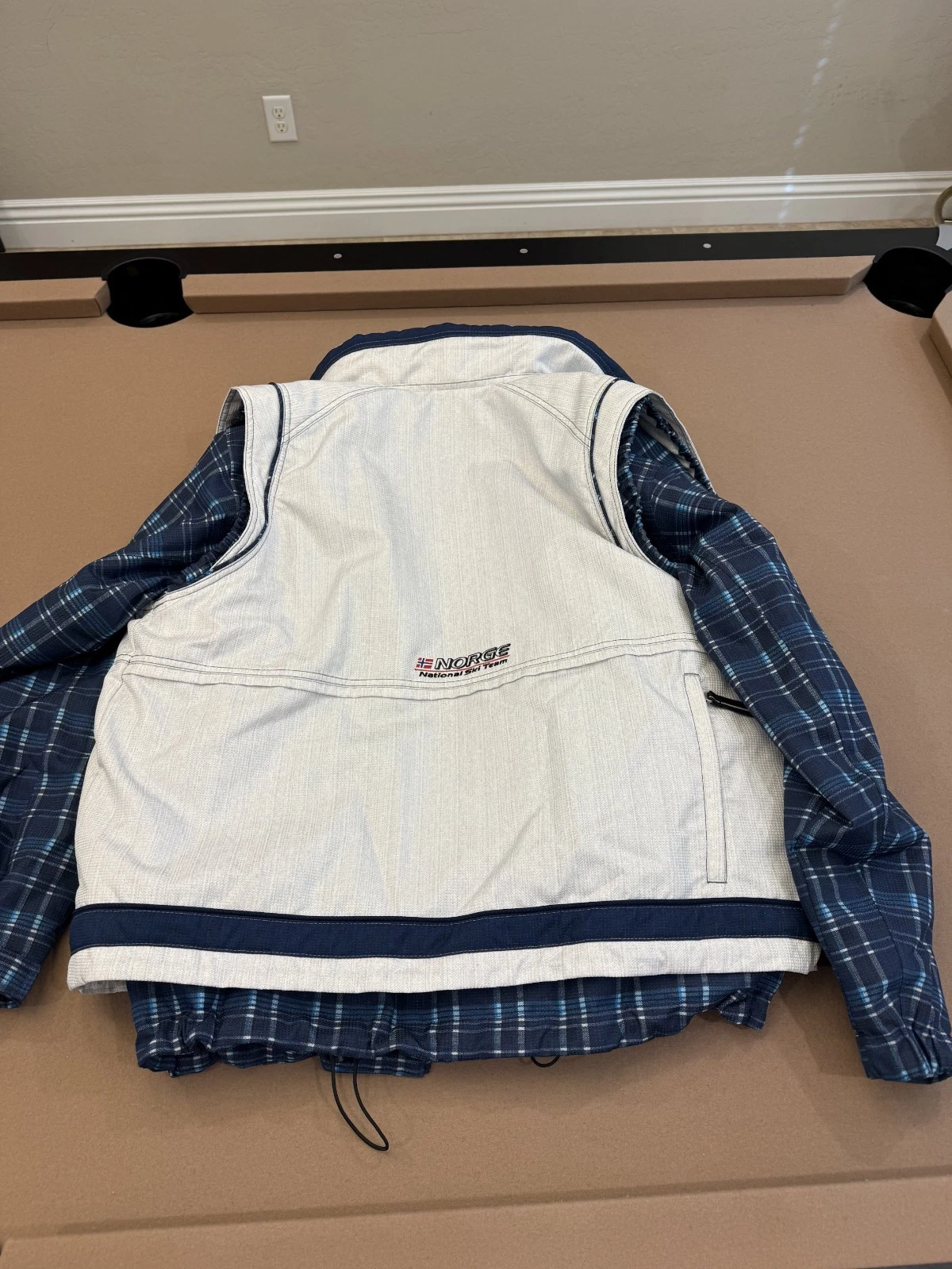 Vintage Phenix Norway Ski Team Jacket Mens XL 54 Detachable Sleeves Vest 90s - product detail image 3