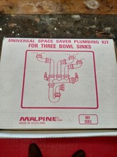 McAlpine SSK3 Space Saver Waste Kit for 2.5 or 3 Bowl Sinks