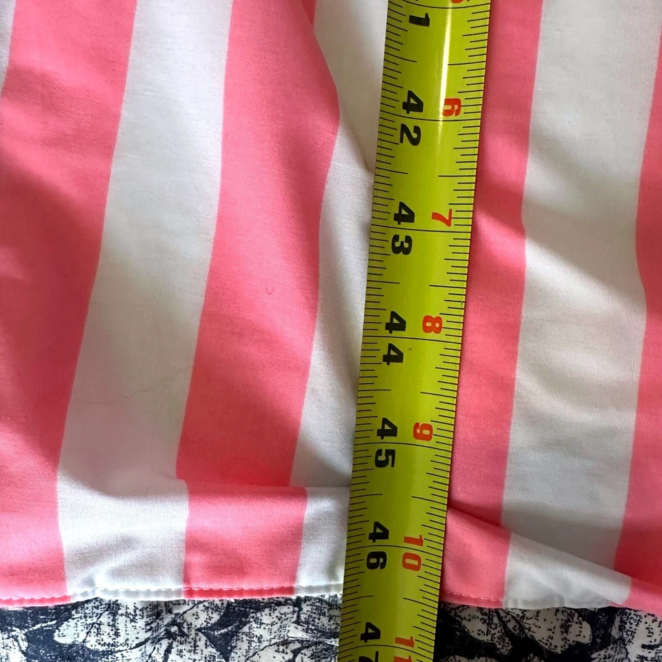 Beaufort Bonnet Company Kids Beach Towel Pink White Striped Terry Cloth - Image 4 of 4