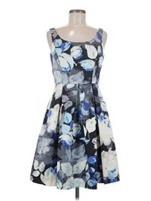 Eliza J Women Blue Cocktail Dress 6