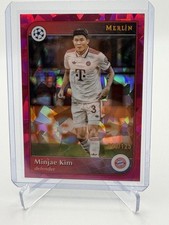 Minjae Kim 2025 Topps Merlin Atomic Refractor /125 Bayern Munich UEFA Champions