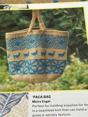 Paca Bag Knitting Pattern 33'' Circumference Magazine Pages
