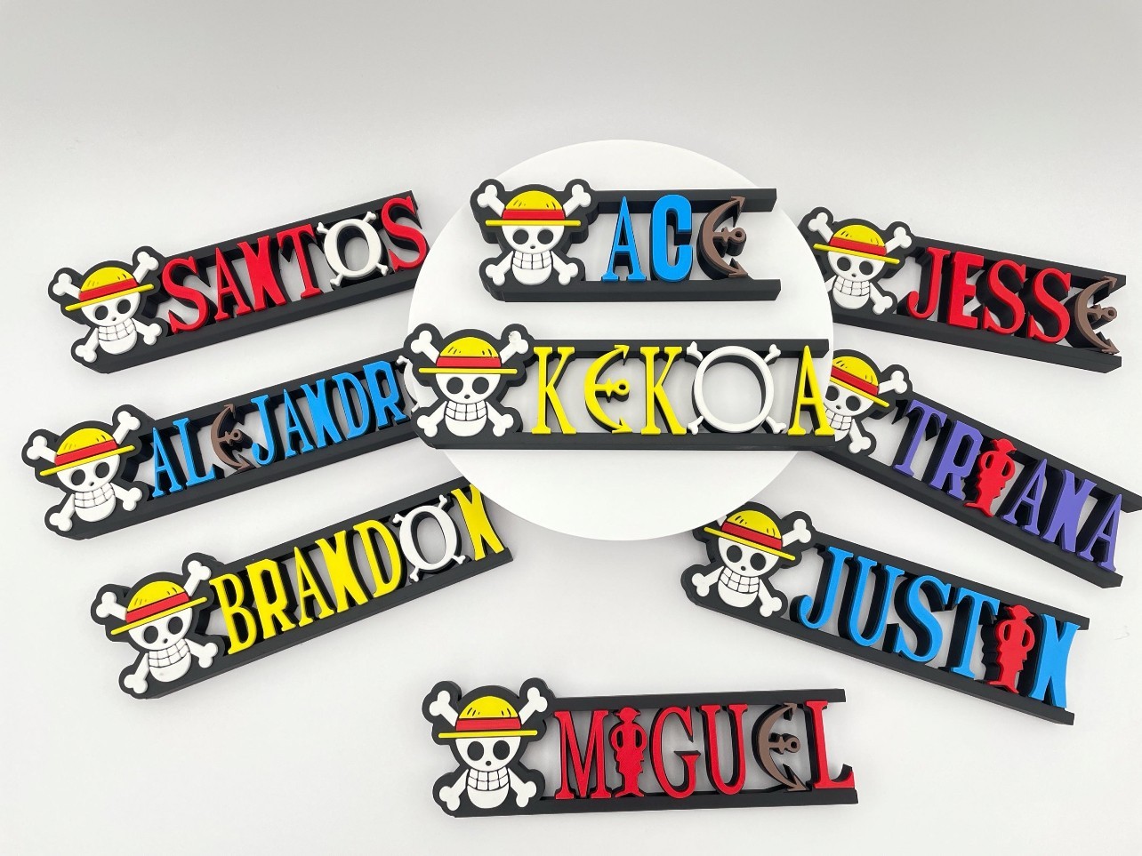 one Piece Custom One-of-a-Kind  Name Plate | Personalized De