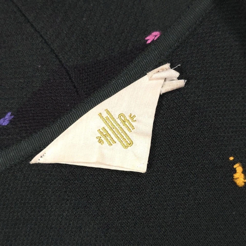 Blazer para mujer HWR Anthropologie mezcla de lana verde negro a cuadros suéter MEDIANO Foto 4 de 4