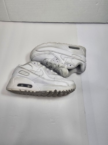 Nike Air Max 90 LTR (PS) Niños Pequeños Blanco Metálico Plateado CD6867-100 Talla 12 C - Imagen 9 de 12