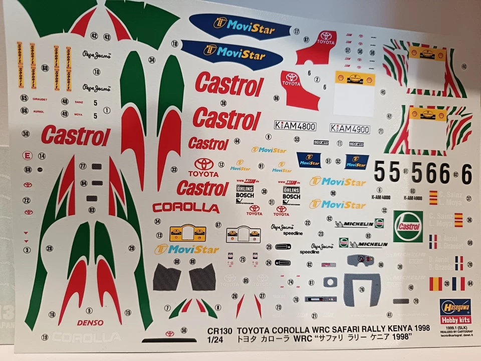 Toyota Corolla WRC "Safari Rally 1998" - Hasegawa 1/24 - Immagine 3 di 4