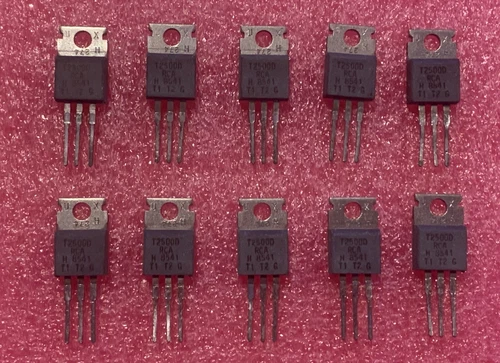 US Stock 10 Pieces RCA T2500D TO-220 TRIAC THYRISTOR 6A 400V New Old Stock