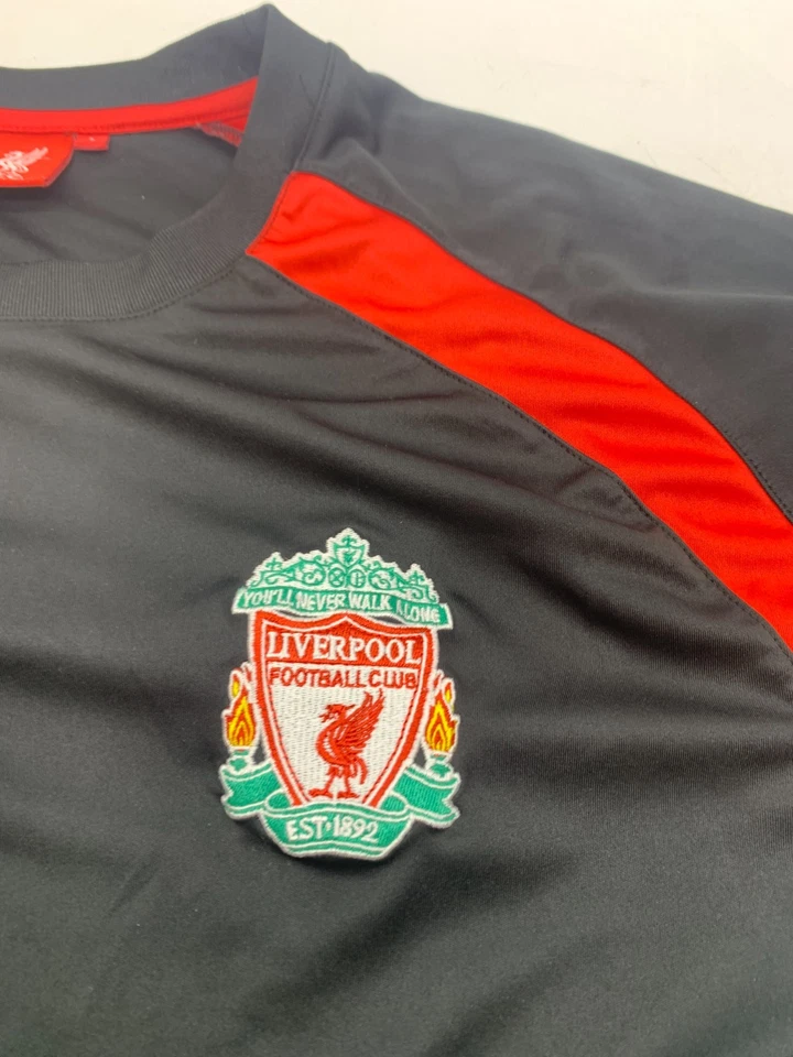 LIVERPOOL FC Black Training Top size large - Image 2 of 4
