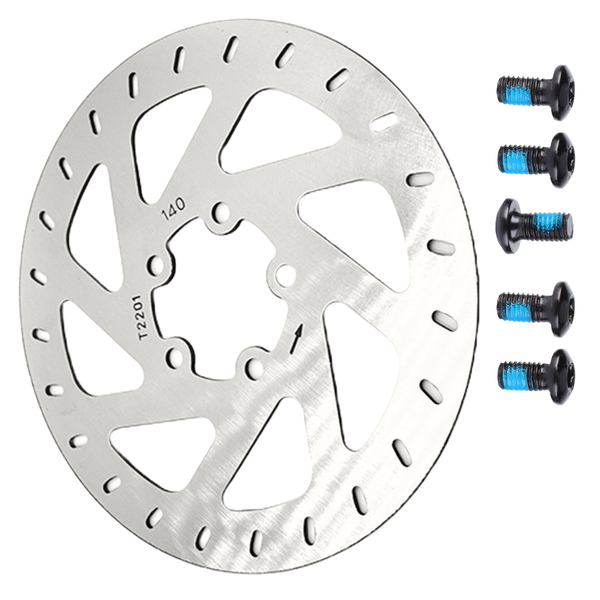 Xiaomi 4 E-Scooter Bremsscheibe 140Mm 5 Loch Mit Schrauben Ersatz Aftermarket-image