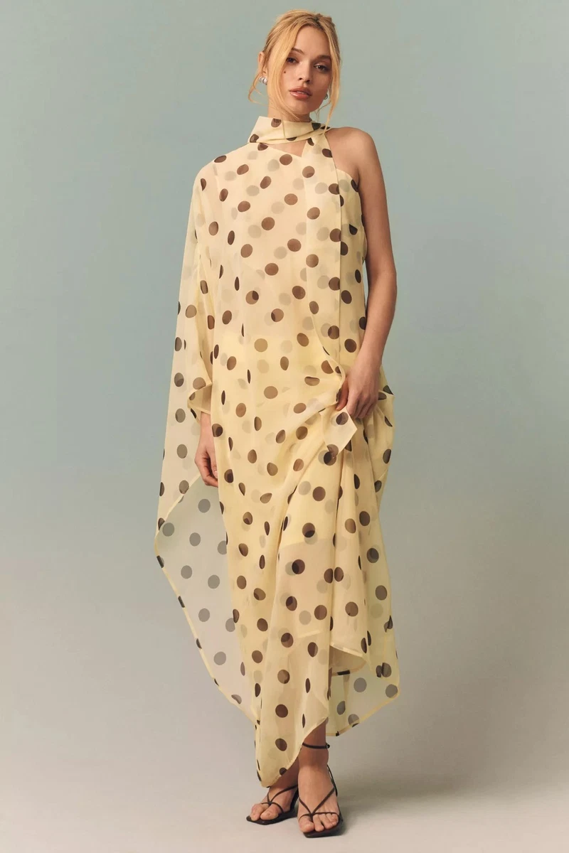 green party midi dress Parina | Light Green Strappy Volume-Hem Midi Dress