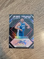 2022-23 Panini Obsidian Galaxy Ink Electric Etch Red /5 Georges Niang Auto 76ers