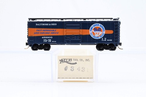 Atlas Spur N 3431 50' Box Car Baltimore & Ohio #468800 | Condition: Used