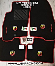 Tappeti tappetini auto antiscivolo Grande punto Abarth logo Abarth + scritta