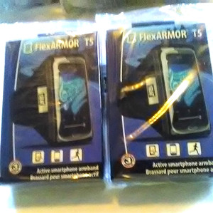 Lot of 2 FlexArmor T5 active smartphone armbands