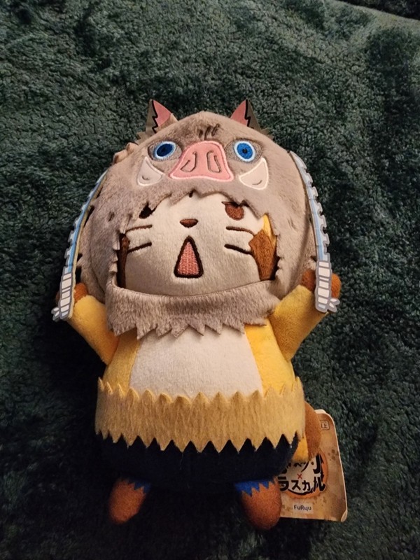 Rascal The Racoon x Demon Slayer Inosuke Plush