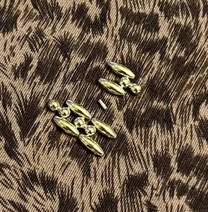 Lot de 3 maillons dorés pour montre lunette Gucci