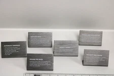 Authentic Luminox Metal Swiss Store Set Display Sign Set Authorized Dealer Signs